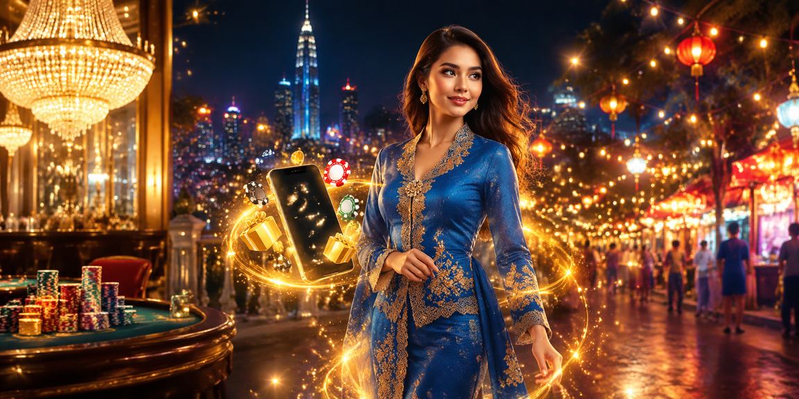Pemain Malaysia berbaju kurung mendaftar akaun baharu untuk menikmati bonus kasino roulette