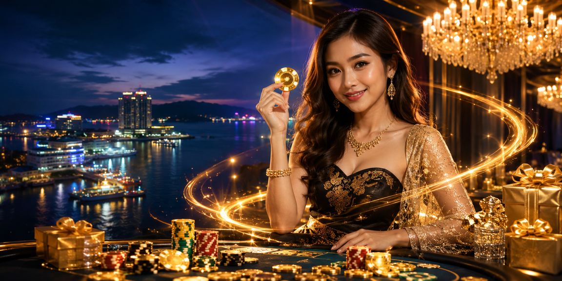 Suasana pertaruhan kasino Malaysia dengan paparan jackpot besar dan pemain berbangga